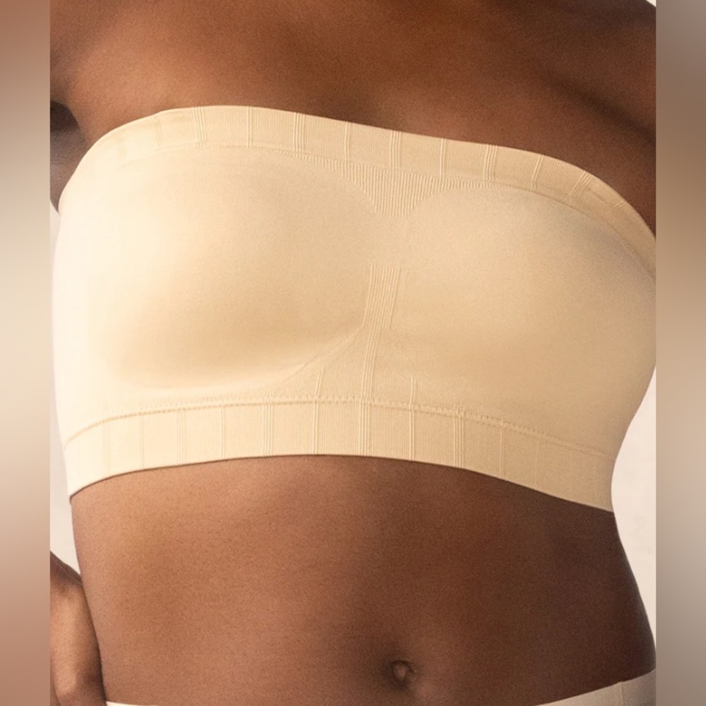 Truekind® Convertible Strapless Bandeau Bra in Chai